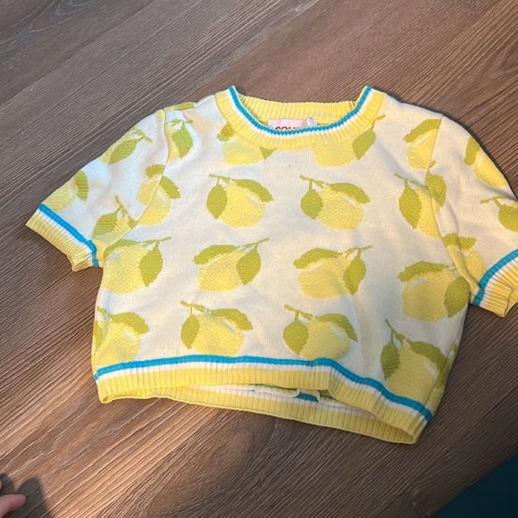 SET NWT SOLID & STRIPED LEMON JUNE TOP AND ROSIE SKIRT - Picture 9 of 12